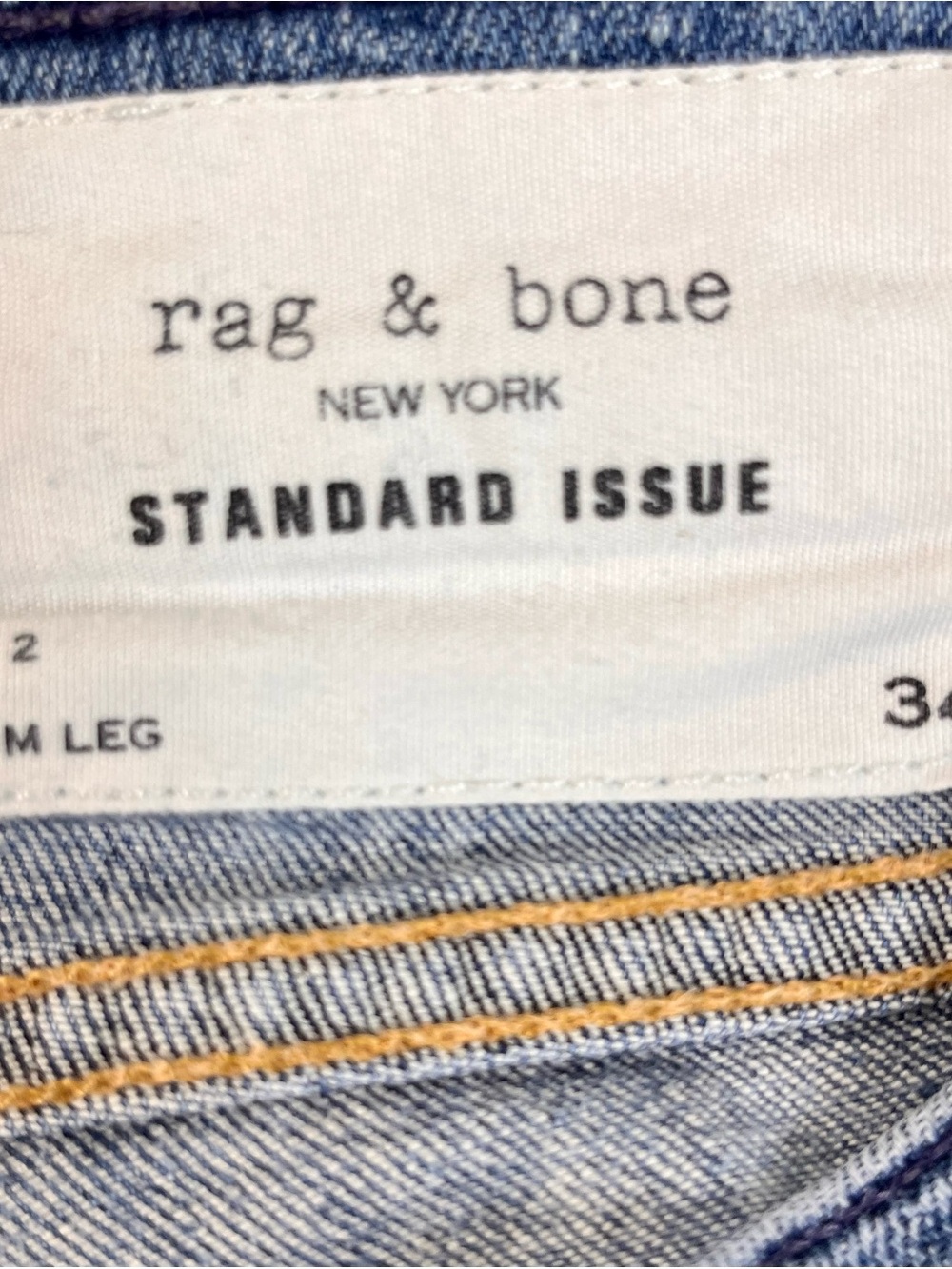 rag & bone Light Wash Slim Jeans